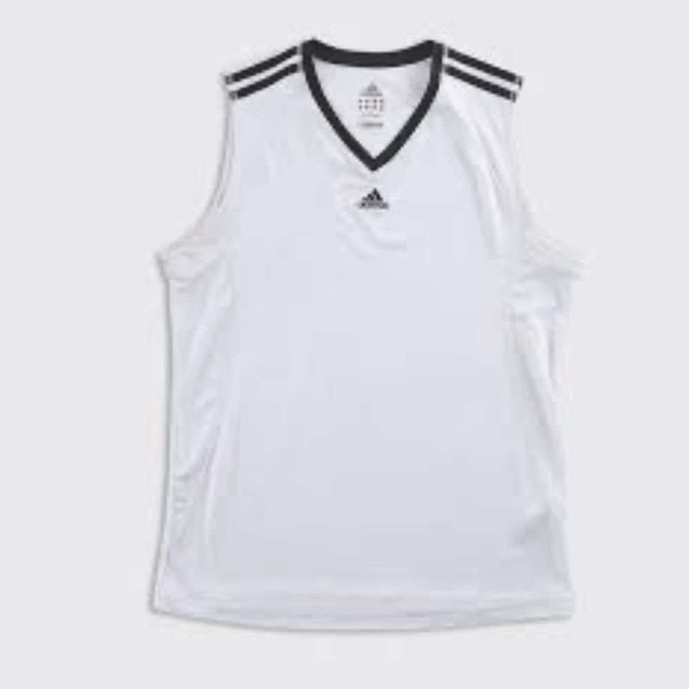 Adidas Women’s Vintage Soccer Jersey Sleeveless Muscle Tank Top Shirt Size M